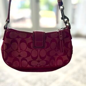 Mini Pink Coach purse